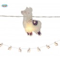GUIRNALDA 10 LEDS LLAMA PILAS 165 CMS.